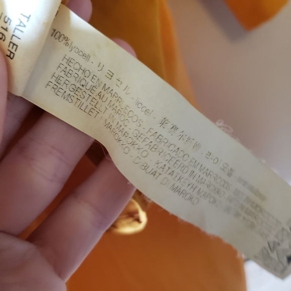 Mustard Zara Trafaluc High Low Blouse - Picture 4 of 16